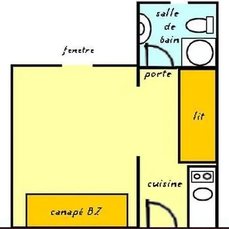 Cosy A / 15 M² / Vue Montagne Lejlighed Uvernet-Fours